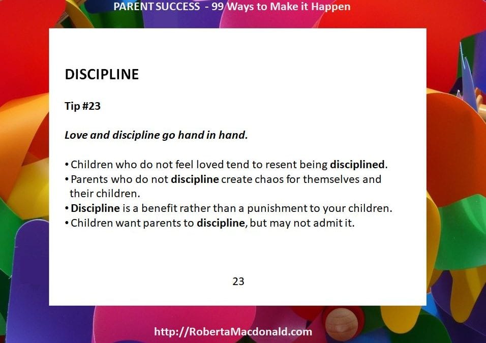 15 Tips on Fair Discipline